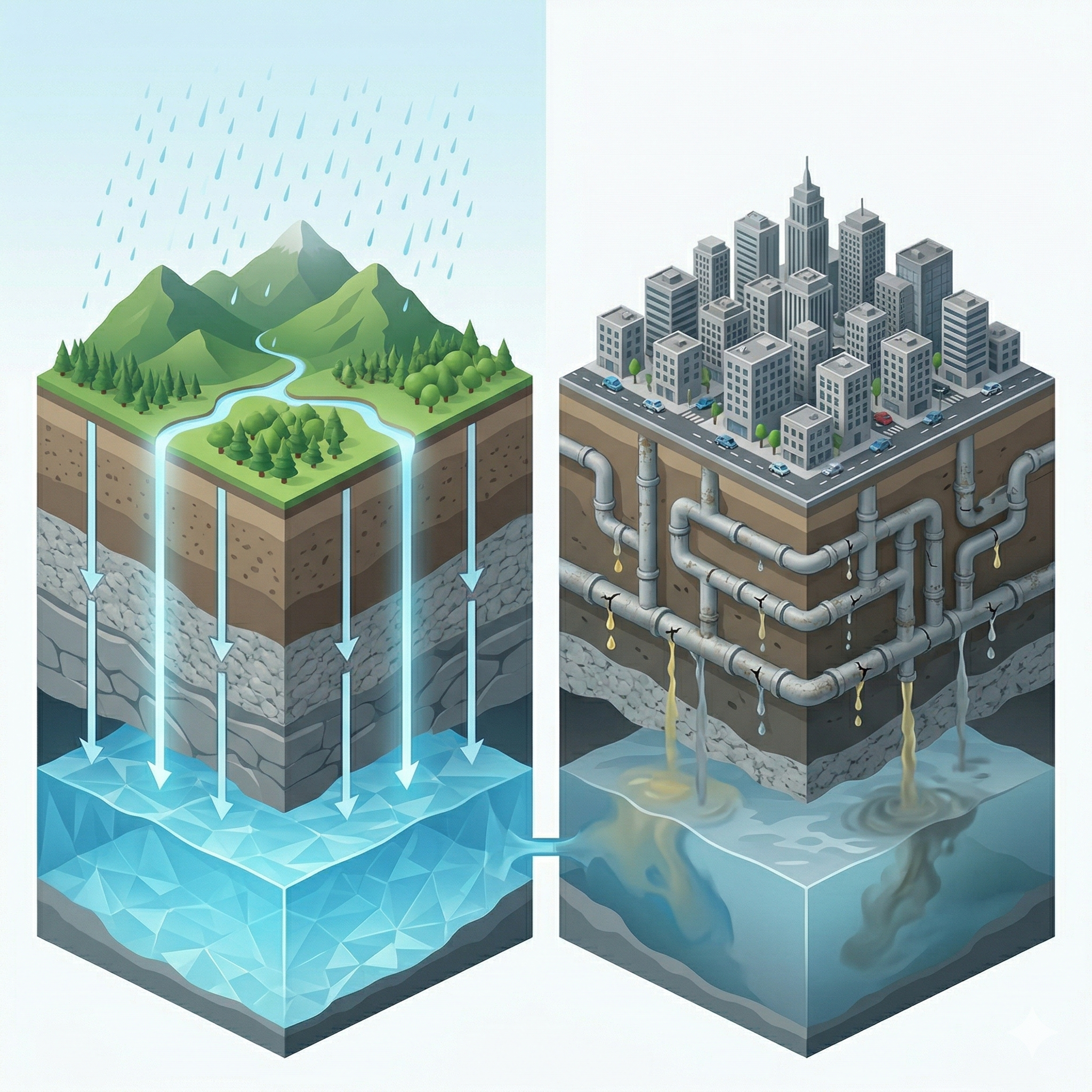 Detectives subterráneos: Rastreando la huella humana en el agua