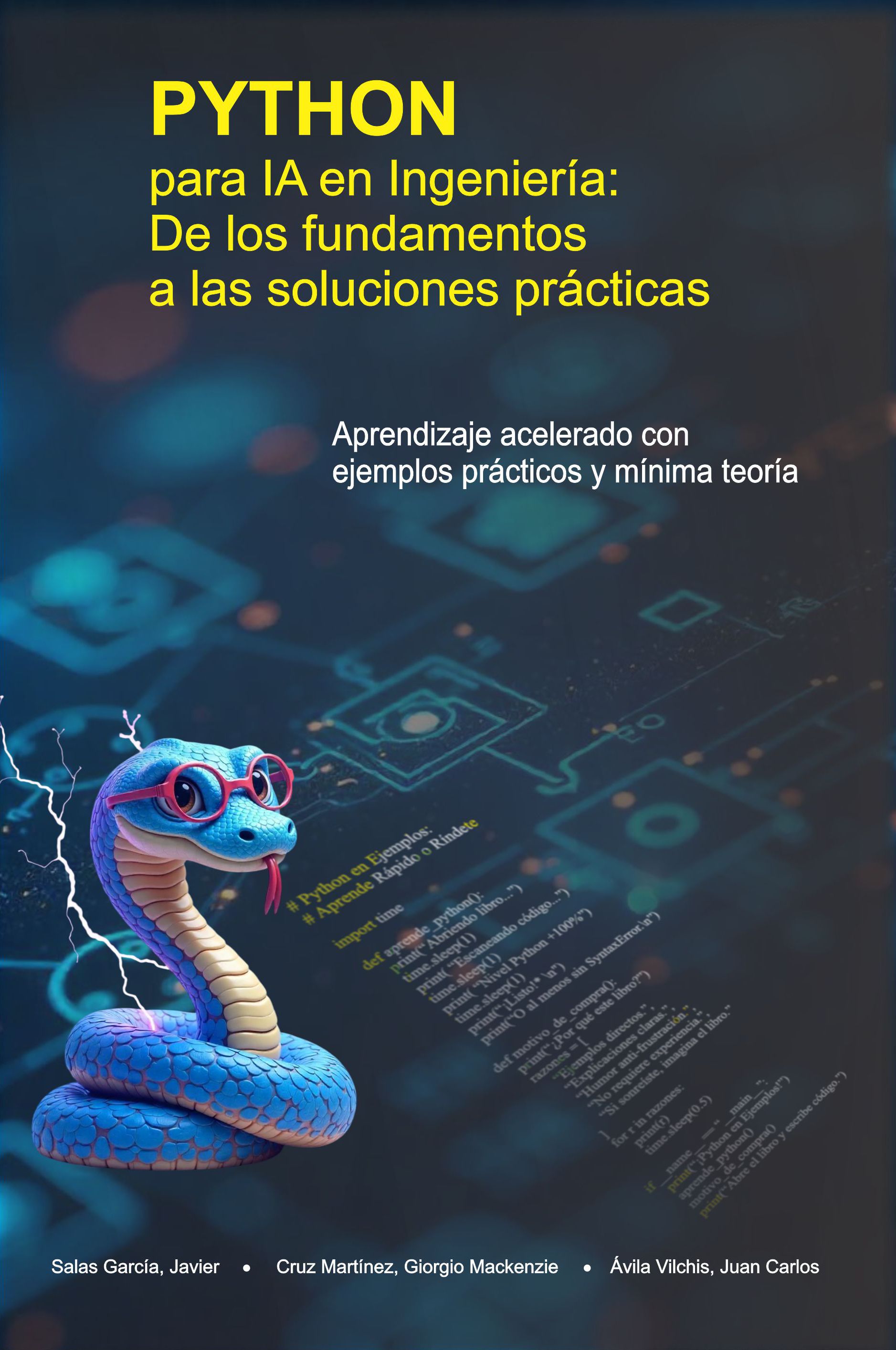 Portada: Python para IA en Ingeniería